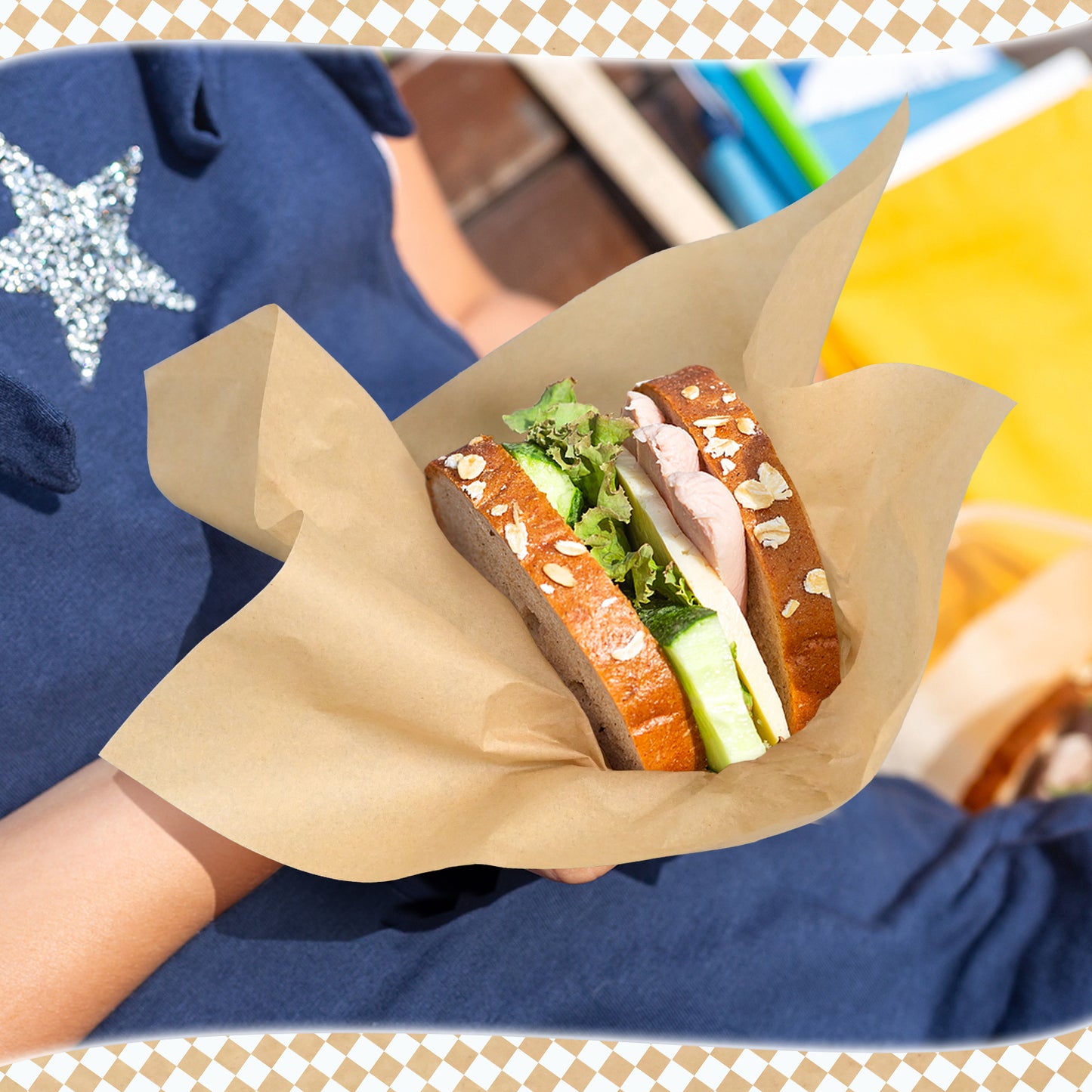 EcoDispose 12 x 12 Inches Grease Proof Deli Paper Precut Sheets for Deli Food, BBQ, Picnic, Party