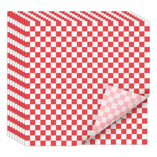 EcoDispose 12 x 12 Inches Grease Proof Deli Paper Precut Sheets for Deli Food, BBQ, Picnic, Party