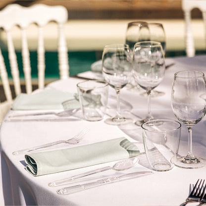 Ecodispose 72 Pcs Extra Heavy Duty Plastic Silverware Set, Disposable Utensils includes 24 Knives, 24 Forks and 24 Spoons