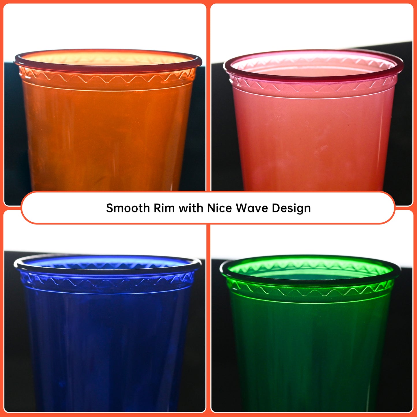 EcoDispose 12 Oz Kids Sippy Cups, 20 Count Spill Proof Reusable Cups, BPA-Free, 4 Colours Assorted Perfect for Party