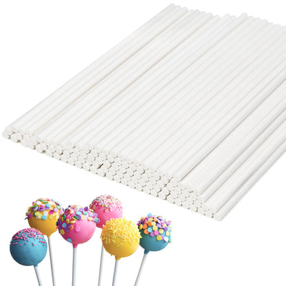 EcoDispose Paper Lollipop Sticks，Paper Sucker Sticks for Cupcake Toppers,Homemade Candy,Chocolate