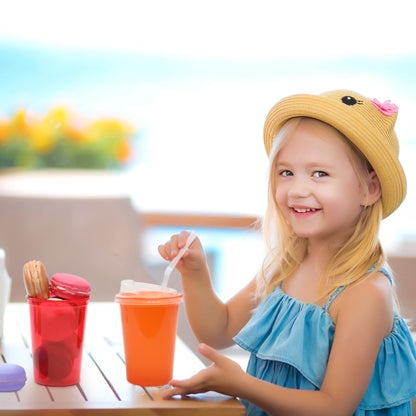 EcoDispose 12 Oz Colorful Disposable Plastic Cup, 4 Colours Assorted, Perfect for Picnic, Celebration and Holiday