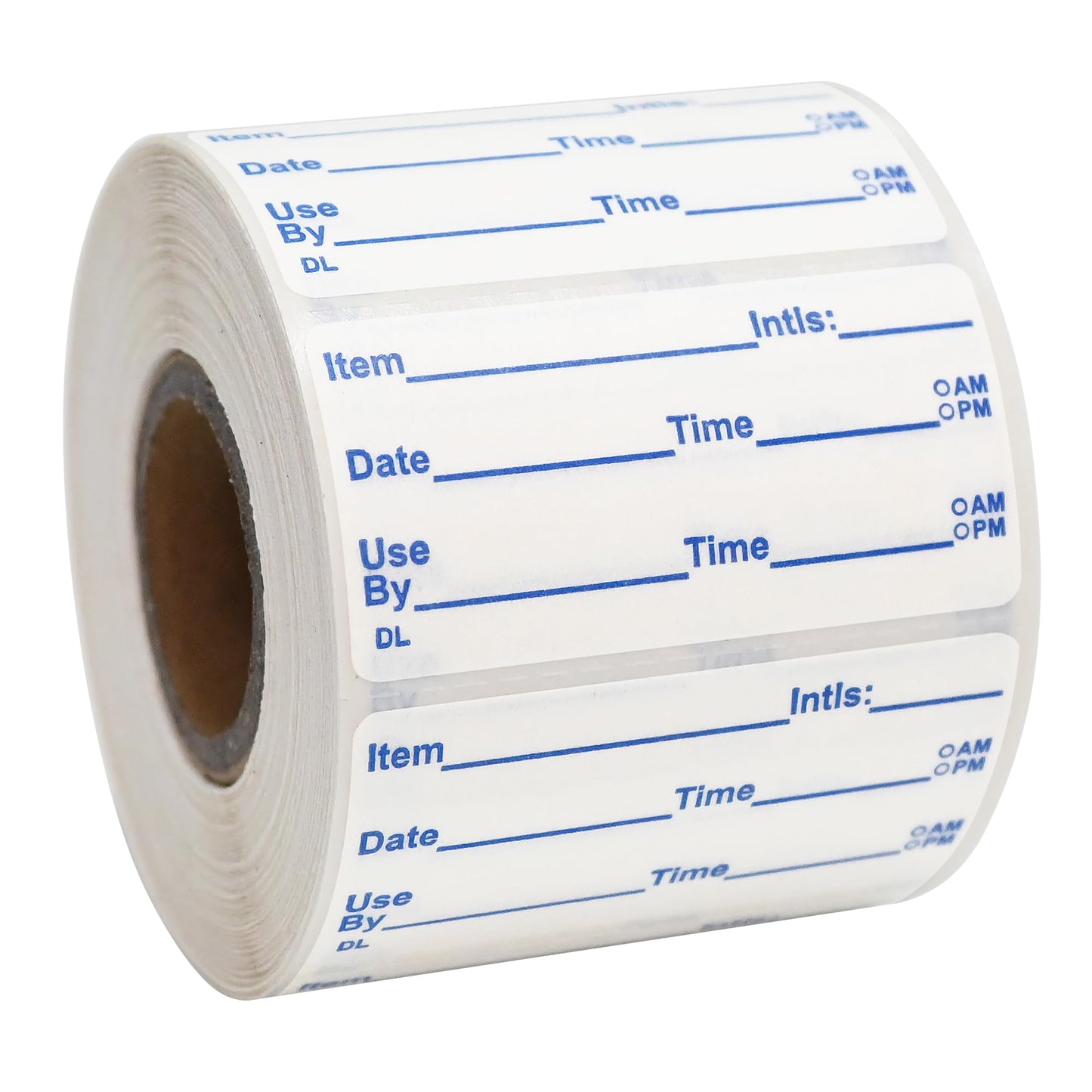 EcoDispose Dissolvable Food Labels, Roll of 600, Disposable Canning Labels, 2" x 1", 1 Rolls, Blue