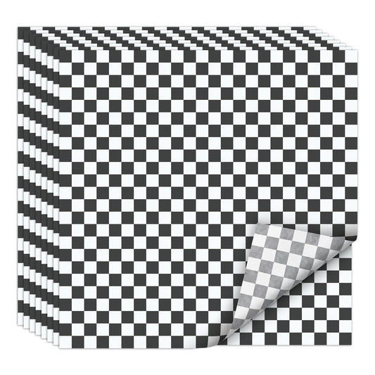 EcoDispose 12 x 12 Inches Grease Proof Deli Paper Precut Sheets for Deli Food, BBQ, Picnic, Party